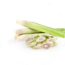 Tiges de citronnelle, entières et taillées en tronçons
